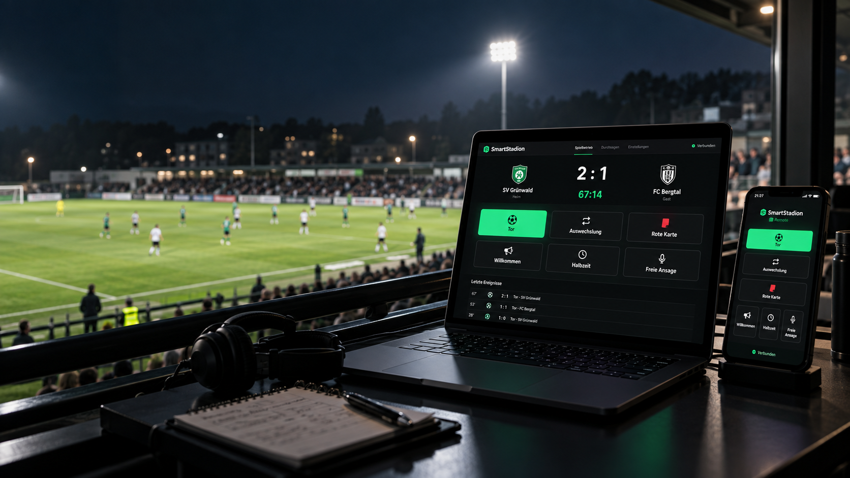 SmartStadion im Stadionbetrieb